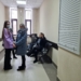 "За племянника задушила бы!": тетя убитого омского футболиста Дробыша устроила скандал перед заседанием суда Тетя Егора Дробыша (в черной куртке на фото) не смогла сдержать эмоций. Фото: Анна Веселовская