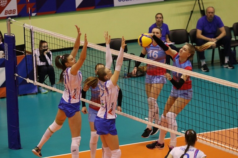 Омские волейболистки выиграли у череповецкой «Смены» – 3:0 фото ВК «Омь»