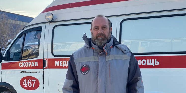 Священник Михаил Куличенко официально возглавил омскую станцию скорой помощи Фото: из архива Михаила Куличенко