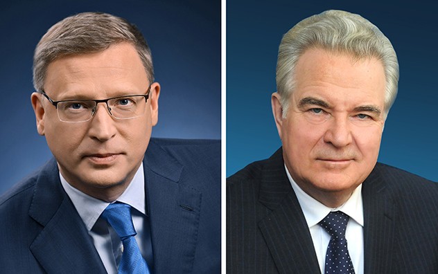Александр Бурков и Владимир Варнавский поздравили омичей с Днём космонавтики Фото предоставлено в региональной администрации