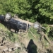 Нетрезвый водитель на «Ладе Гранта» не справился с управлением и улетел в кювет Фото с портала https://vk.com/55gibdd?z=photo-159881440_457268025%2Fwall-159881440_29584