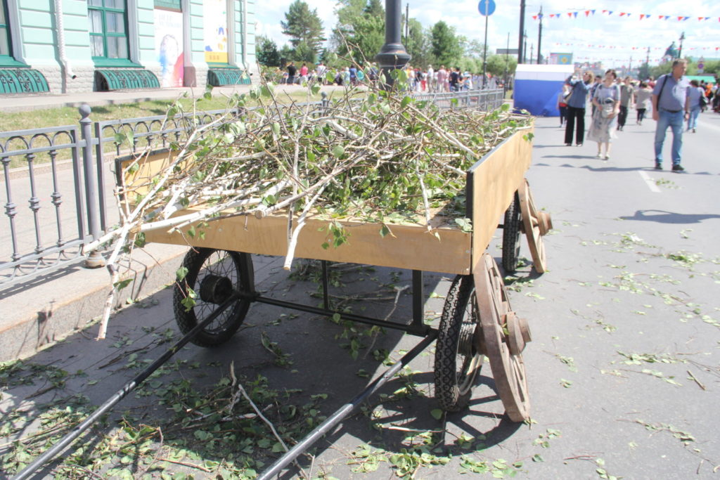 Якуты в национальной одежде и ретромашины ГАИ: показываем, как в Омске праздновали День России