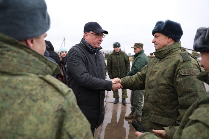 Сегодня очередная группа мобилизованных отправится из Омска в зону спецоперации Фото: администрация Омской области