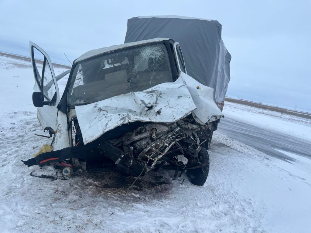 В Омской области в ДТП на трассе погиб человек, пострадали еще 8