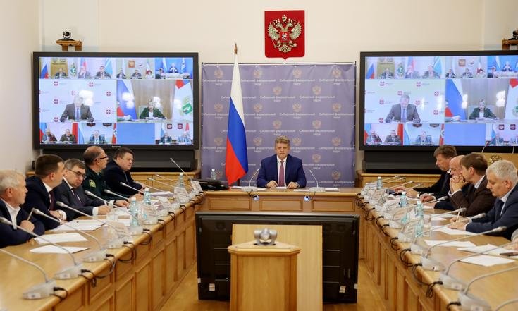 Полпред Анатолий Серышев провёл совещание о ходе уборочной кампании в Сибири Фото: sfo.gov.ru