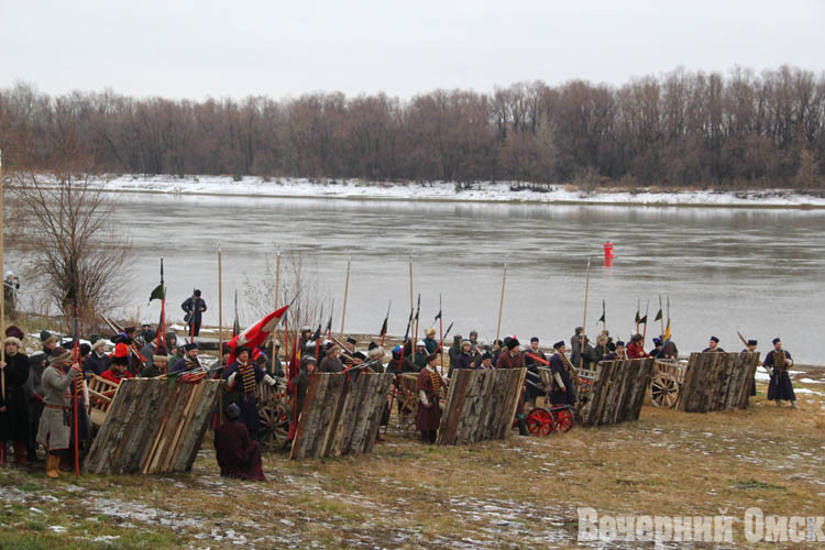 В Омской крепости прошла историческая реконструкция сражения 1612 года