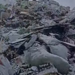 Неизвестные выбросили на свалку большое количество куриных яиц