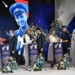 Четыре семьи появилось во время «космической свадьбы» на Выставке «Россия» на ВДНХ Фото: Международная выставка-форум «Россия»