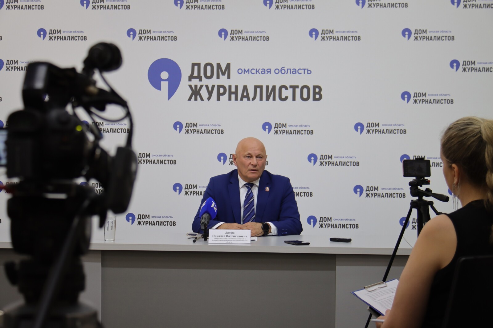 Николай Дрофа: В Омской области идет уборка озимых культур, картофеля и гороха Фото: Александр Труш (Омский союз журналистов)