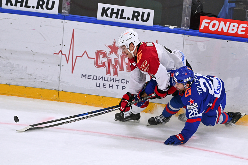 «Авангард» проиграл на выезде СКА, потерпев пятое поражение подряд Фото: ХК Авангард