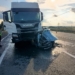 Видео жуткой аварии с большегрузом на омской трассе выложили в сеть Фото: Управление МВД России по Омской области