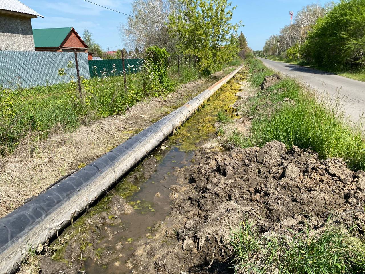 Садоводческие участки в Осташково освобождаются от воды