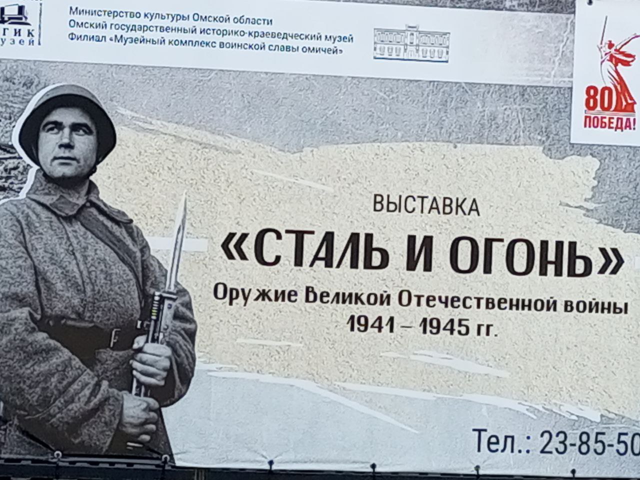 Наган, винтовка Мосина и наследие царской России: в Омске открылась выставка «Сталь и огонь»