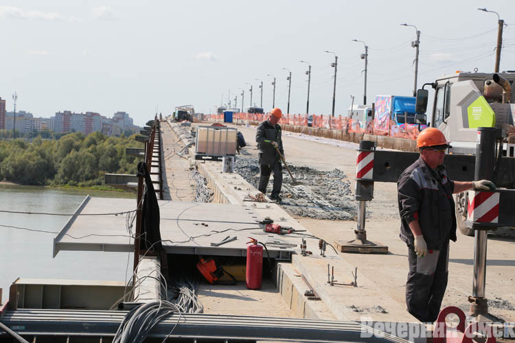 Сергей Шелест рассказал о ходе капремонта моста у Телецентра