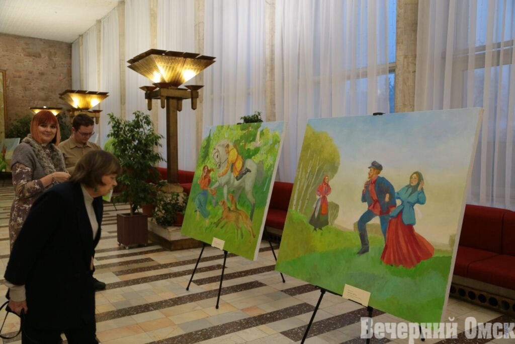 В Омске голограммы пели с исполнителями фольклора