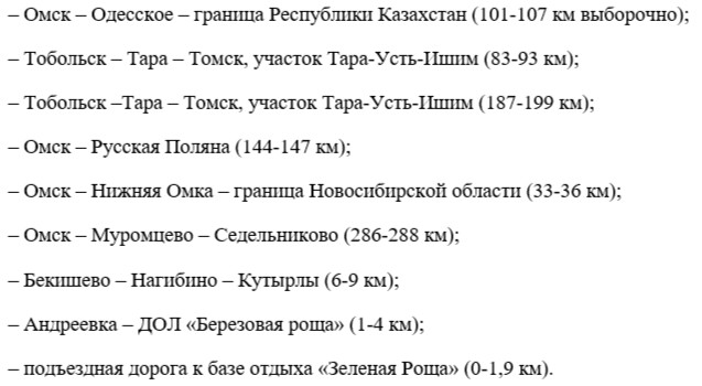 Минтранс назвал участки дорог для ремонта в 2026 году