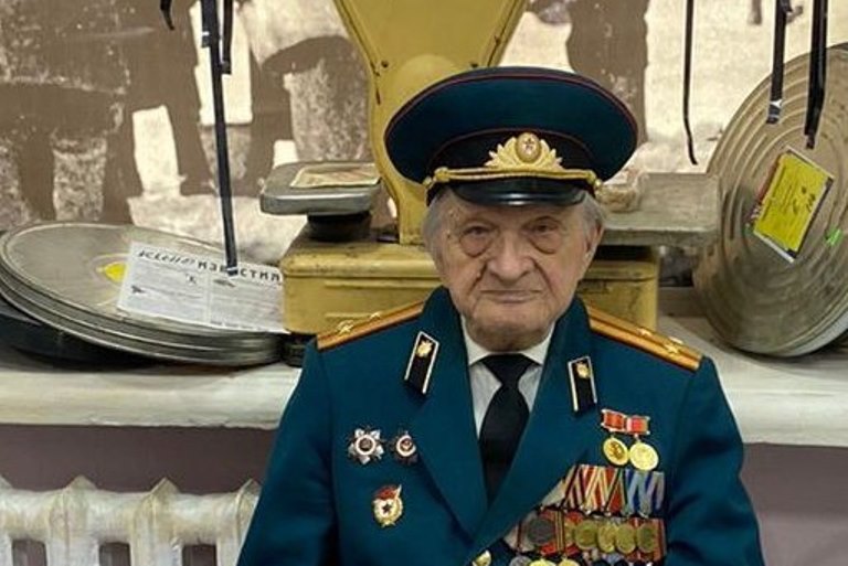 Ветеран войны и почетный гражданин Омска Николай Казикин отметил 100-летие Фото: t.me/shelest_sn