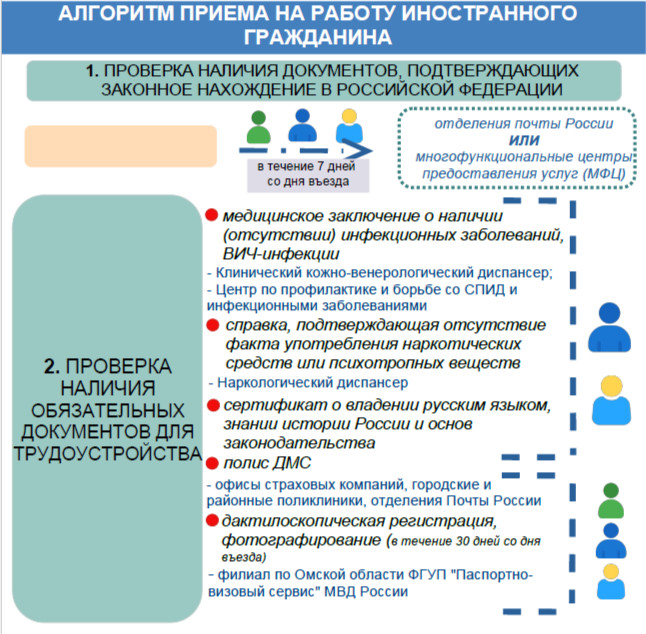 Омским работодателям напомнили правила трудоустройства иностранцев