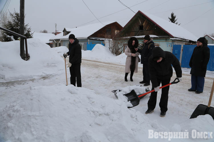 В Омске высадился «Снежный десант»