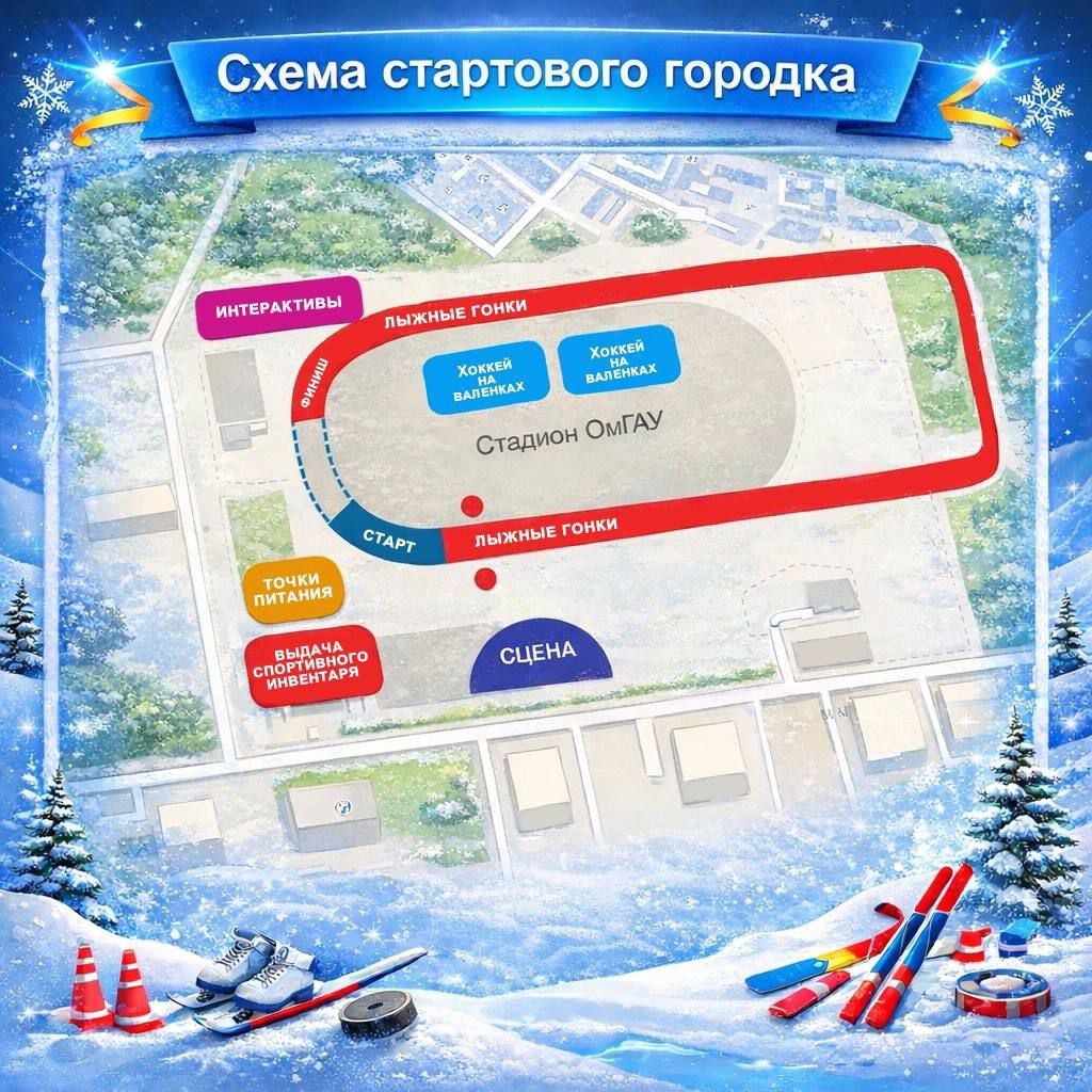 Омичей приглашают на финал спартакиады «Спортивный город»