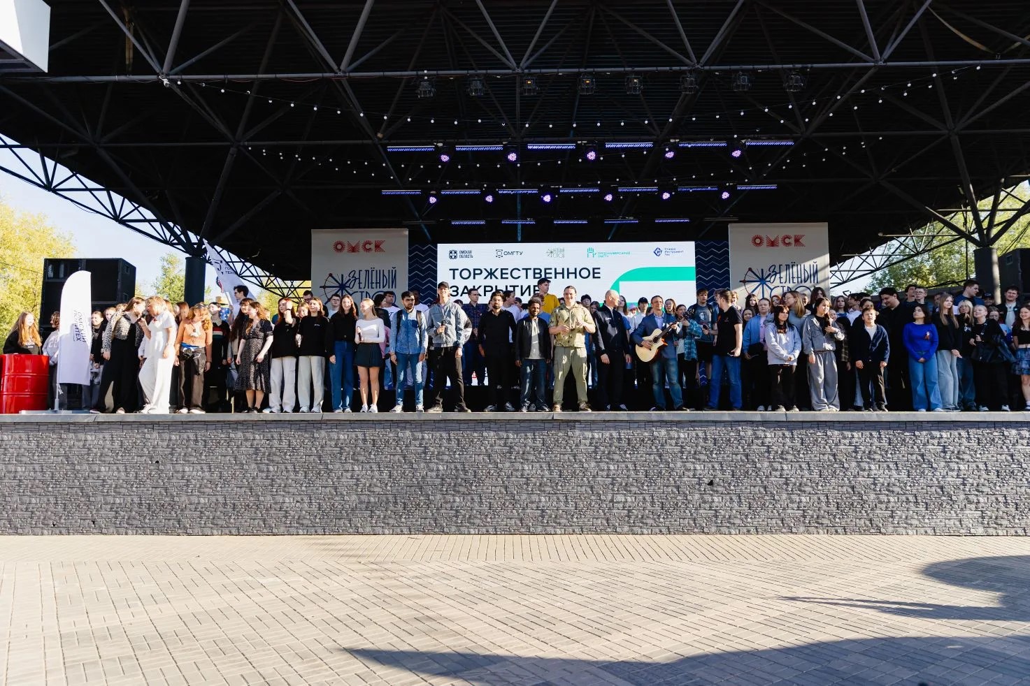 Наука, драйв и изобретения: в парке «Вокруг света» закрыли 9-й сезон Проектных школ Предуниверсария ОмГТУ Фото: пресс-служба ОмГТУ