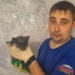 Омские пожарные спасли котёнка Фото предоставлено ГУ МЧС России по Омской области