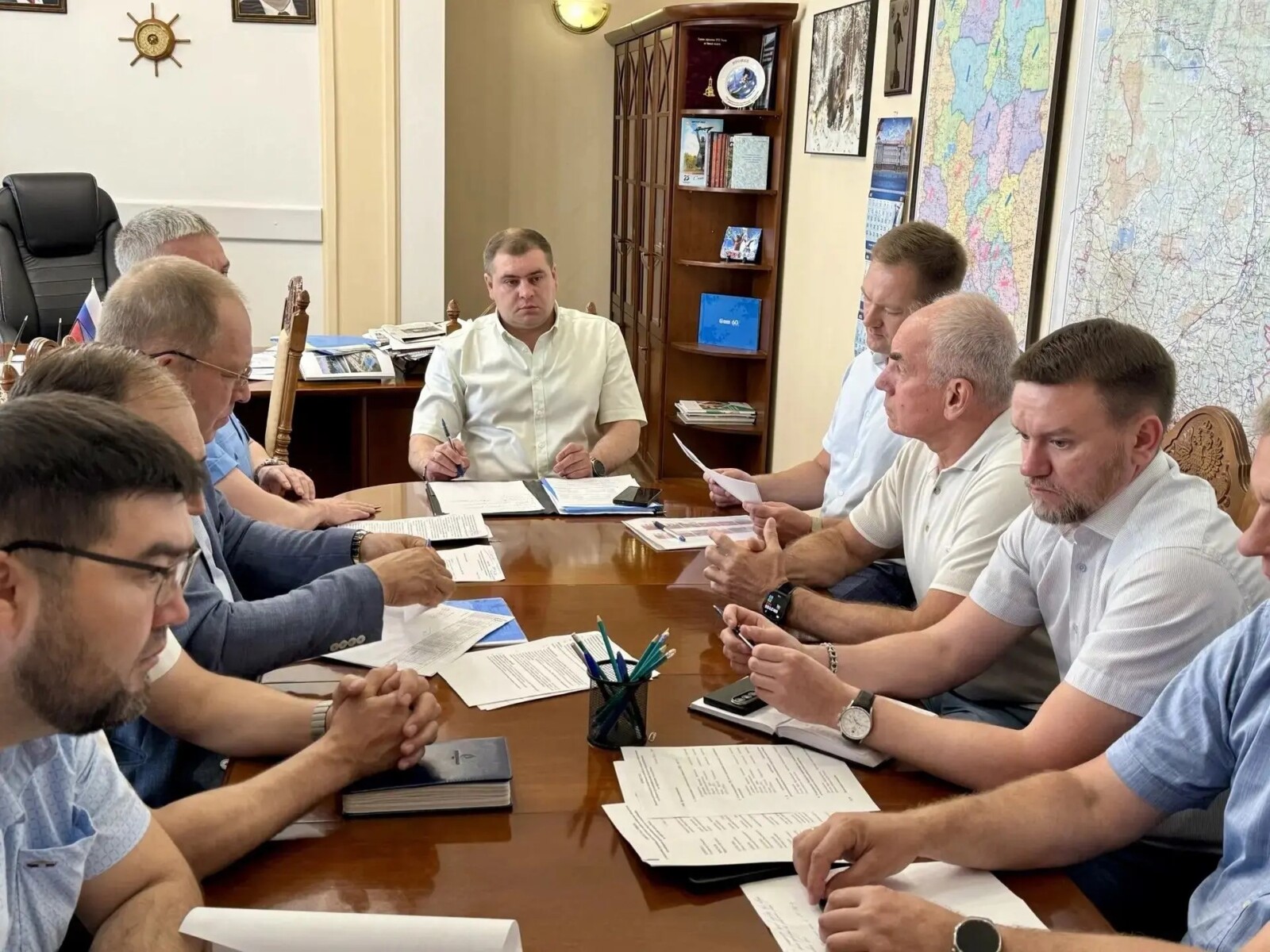 В Омске создали оперативный штаб по подготовке к отопительному сезону Фото: официальный канал Владимира Шнипко в "Макс"