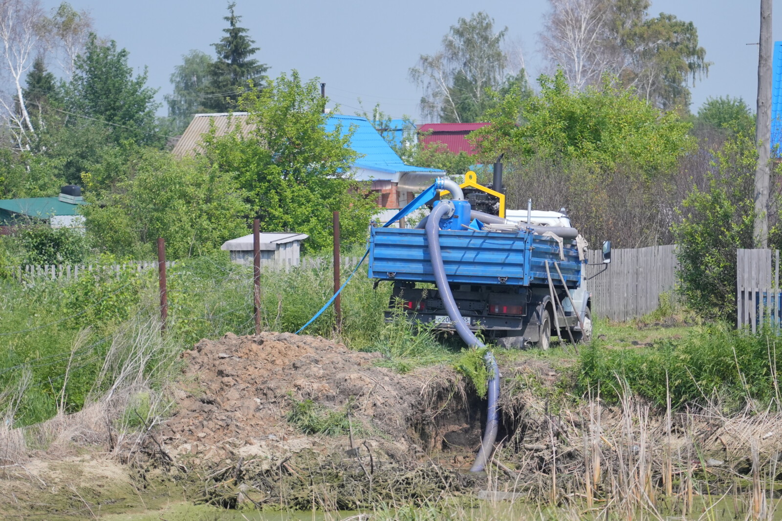 В Осташково осушили более 1700 дачных участков Фото: управление пресс-службы губернатора и правительства Омской области