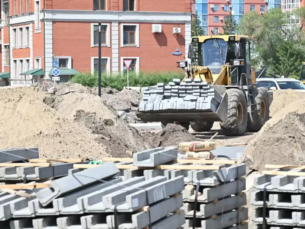 Новый сквер «Сердце Омска» у СКК имени Блинова откроют ко Дню города