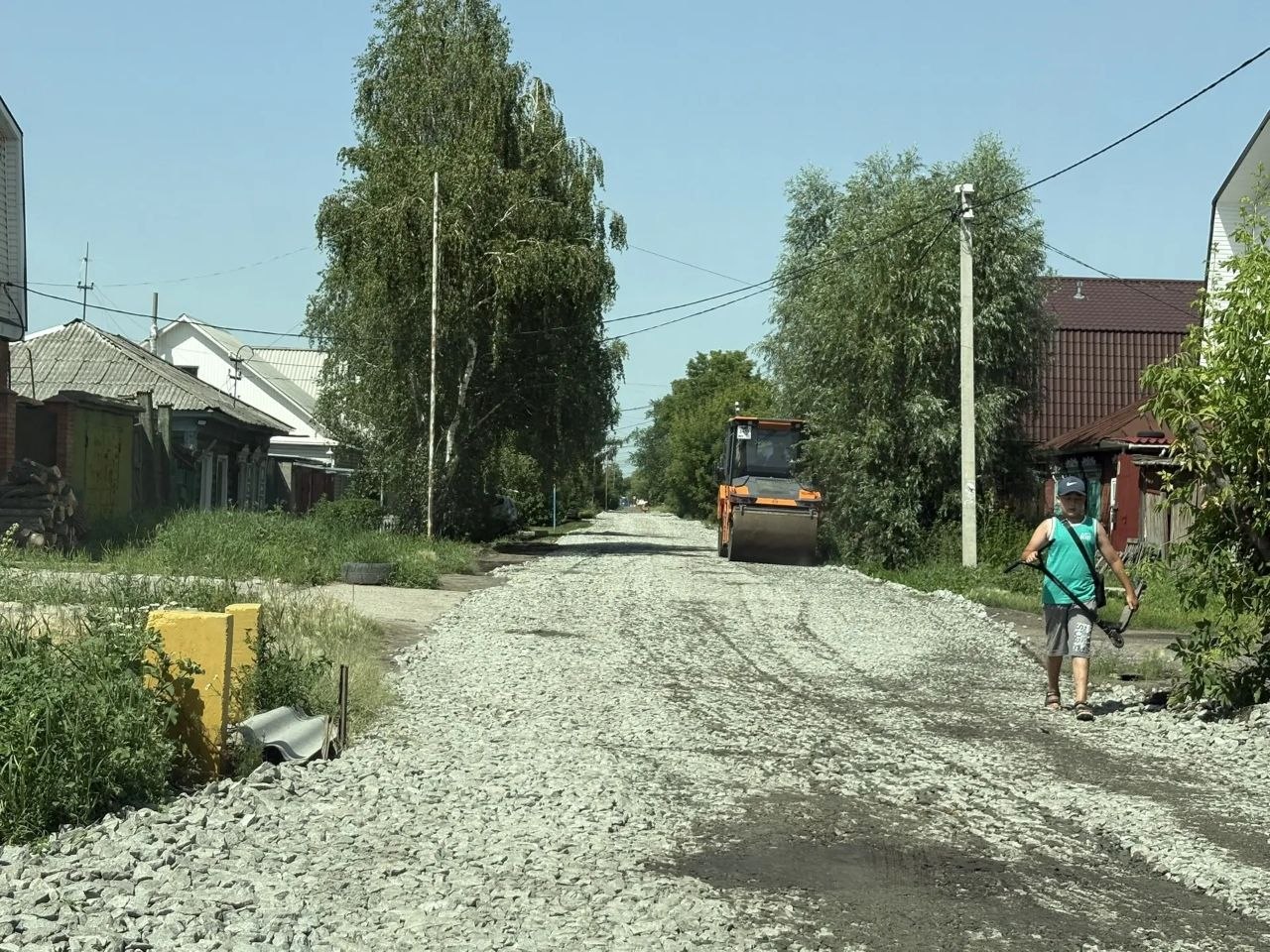 В Омске начали ремонт улицы 5-я Амурская ко Дню города Фото: Екатерина Иванова