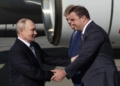 Губернатор Виталий Хоценко встретил в Омске президента России Владимира Путина