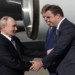 Губернатор Виталий Хоценко встретил в Омске президента России Владимира Путина