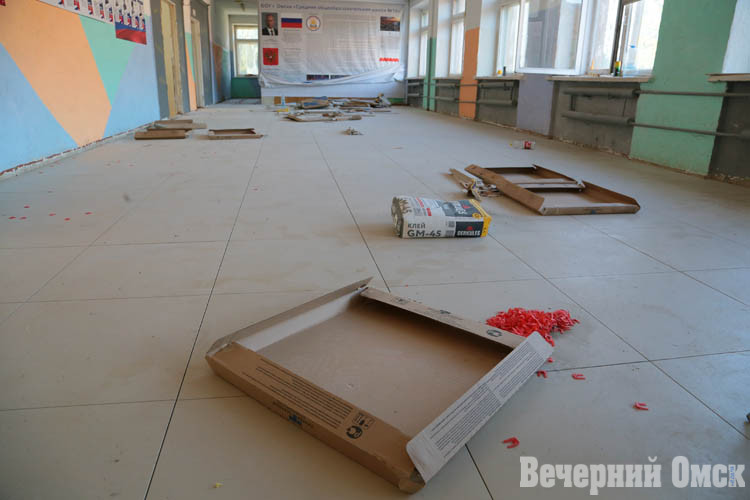 Работа кипит: к новому учебному году учреждения образования Омска преображаются