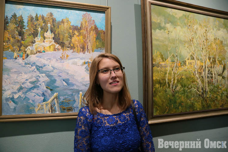 В Либеров-центре открылась выставка омского художника Игоря Санина