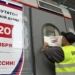 Брендированный поезд «Россия» прибывает в Омск 17 августа Фото: Избирательная комиссия Приморского края