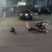 Школьник на питбайке пострадал в ДТП в Омской области скрин видео УМВД России по Омской области